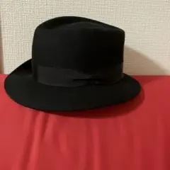 お値下げCA4LA レディースブラックウール フェルトハット