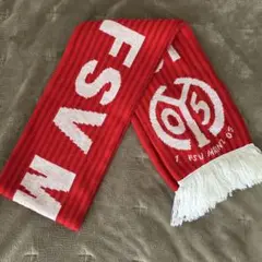 FSV Mainz 05 ストライプ サッカーマフラー レッド