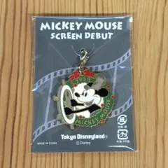 【未開封】東京ディズニーランド ミッキーマウス スクリーンデビュー チャーム