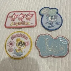 エンジェルブルー　刺繍ステッカー　セット