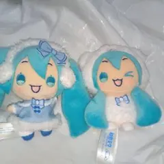 初音ミク×シナモロール　WINTER Ver. マスコット　2個セット