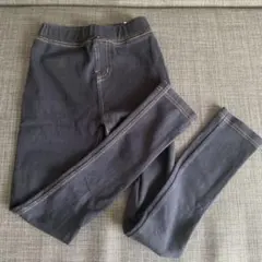 Mサイズ デニム風レギパン　ストレッチパンツ