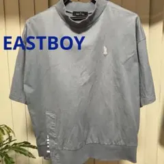 イーストボーイ　半袖Tシャツ　フリーサイズ　水色　ダスティライトブルー