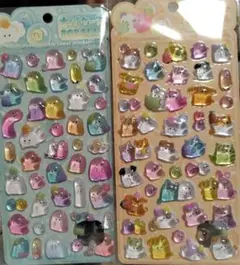 2点　オバケーヌ　ドロップシール