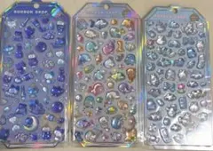 正規品　ボンボンドロップシール　シャーベット　よるねこ　うみのいきもの　みずいろ