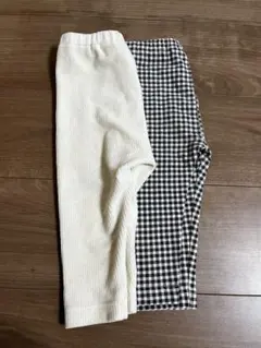 【中古品】UNIQLO ユニクロ　ベビー用パンツ　2枚　まとめ売り　80