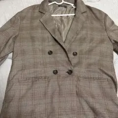 チェック ジャケット レディース