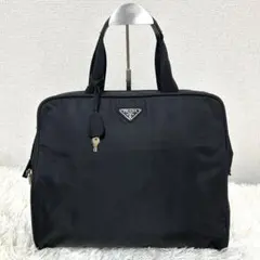 美品✨PRADA ブラック ナイロン ビジネスバッグ