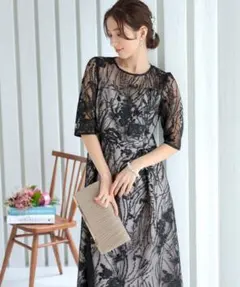 haremode ハレモード　パーティードレス　ブラック　Sサイズ