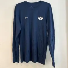 ナイキ ロングTシャツ クルーネック 長袖 ロゴ 【M】 紺 ポリエステル ジムのサムネイル