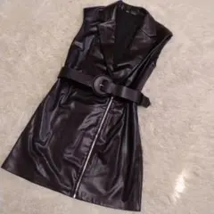 レザー ベスト ベルト