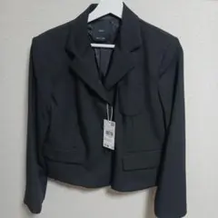 mango ブラック テーラードジャケット Lサイズ