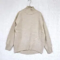 3307 GU ジーユー　ハイネックセーター　オーバーサイズ　チュニック　S