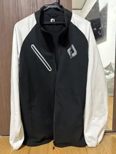 FootJoy メンズ ゴルフジャケット ブラック ホワイト