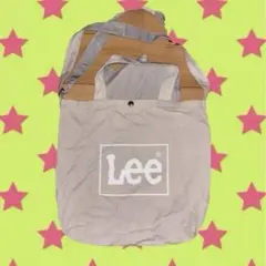 Lee トートバッグ ベージュ ロゴ入りのサムネイル
