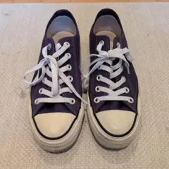 ALL STAR パープル ローカット スニーカー