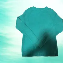ZARA ターコイズブルー　ニット
