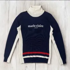marie claire タートルネックセーター
