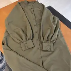 ワンピース　長袖　シャツ　レディース　Ｌ