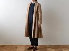☆美品☆ ハイネックワイドロングカーディガン - メルカリ