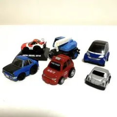チョロQ ミニカー まとめ売り タカラ 消防車 クレーン車 レーシング