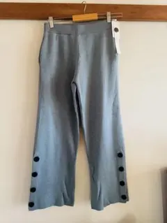 極美品　カシミヤ混ニットパンツ モンセント
