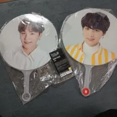 新品　BTS SUGA うちわ 2枚セット