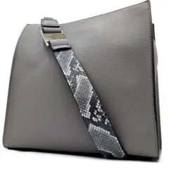 未使用級✨️ ANEMONE アネモネ ショルダーバッグ パイソン柄 スクエア