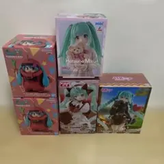 初音ミク プライズフィギュアまとめ売り5体