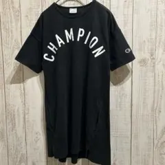 Champion 半袖 Tシャツ ワンピース ブラック チャンピオン 140のサムネイル