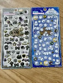 正規品　ストーンつき　ジュエルプチドロップ　シマエナガ　kuroiro drop