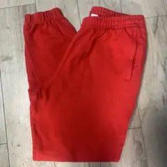 adidas ×Humanrace スウェットパンツ 赤 レッド Lサイズ