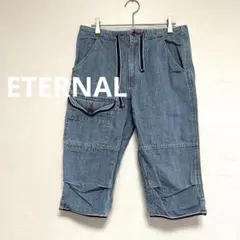 エターナル　備中倉敷工房　ETERNALデニムパンツ　ハーフパンツ　Mのサムネイル