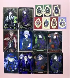 ツイステッドワンダーランド ツイステ カード ステッカー 17点セット