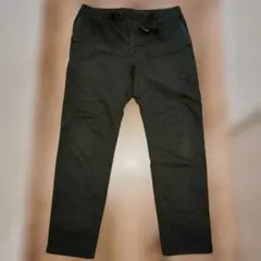 GU ダークグレー テーパードチノスラックス