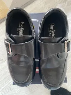 Biofrancesco ブラックフォーマルシューズ 21.5cm〜22cm