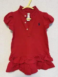 Ralph Lauren ポロワンピース レッド 9Mのサムネイル