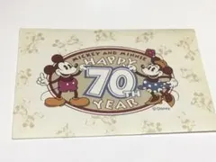 ミッキー  ミニー 70周年記念ポストカードセット