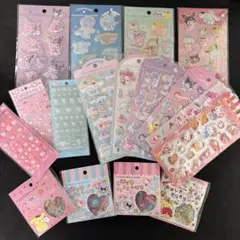 サンリオシールまとめ売り17セット完全未開封