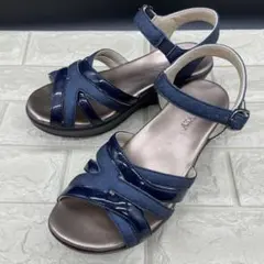 ❤美品❤アカイシ アーチフィッター130 クロスベルトサンダル L レイヤード