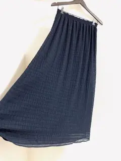 【美品】ユナイテッドアローズ グリーンレーベルリラクシング春夏ロングスカート