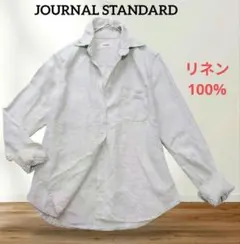 JOURNAL STANDARD リネンシャツ ベージュ 生成り　麻100%のサムネイル