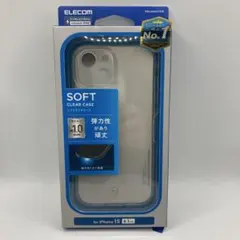 【値下】ELECOM iPhone 15 ソフトケース PM-A23AUCTCRのサムネイル