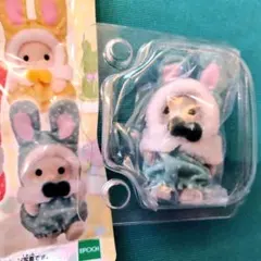 シルバニアファミリー くじ　カラフルウサギコスチューム