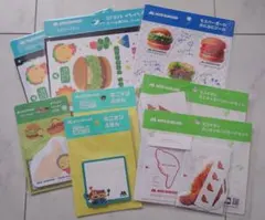 モスバーガー　ワイワイ各種非売品セット