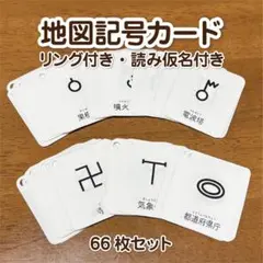 地図記号カード 66枚セットのサムネイル
