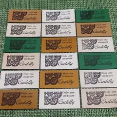 307✰︎わけあり✰︎アソート お花 本革タグ❁ミシン用 - メルカリ