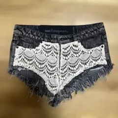 one teaspoon ダークグレーショートパンツ