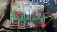 ワンピースカード　プロモ未開封　4コン