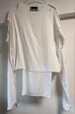 IKUMI GAUZE LONG T長袖 ガーゼロングTシャツ ホワイト - メルカリ